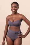 &quot;STAYkini Onyx High-Low Bottom Bathing Suit&quot;